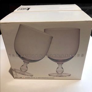 Tabletops Lifestyles set of 4 Goblets
